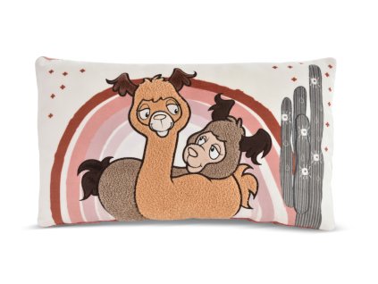 NICI vankúš Lama Al & Chic Paka 43x25cm, GREEN