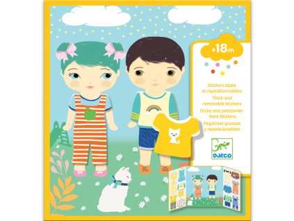 samolepky obliekanie oblecenie djeco DJ09070 01
