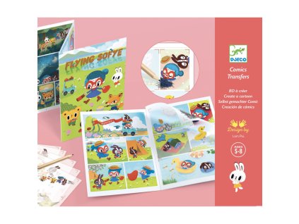 komiks na dotvorenie flying sofye djeco DJ09558 1