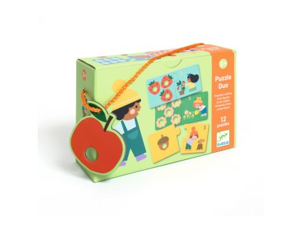 dj08272 puzzle duo prve cisla a pocitanie 12 ks