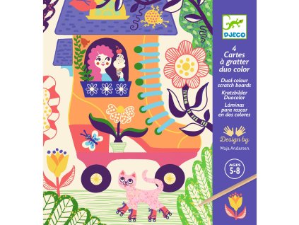 dj09713 vyskrabovacie obrazky prekvapive pribytky 4 ks