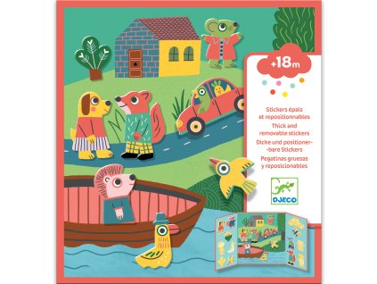 dj09071 odnimatelne samolepky zvieratka