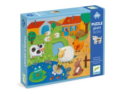 dj07117 obrovske hmatove puzzle farma s plochami na rozvijanie hmatu 2