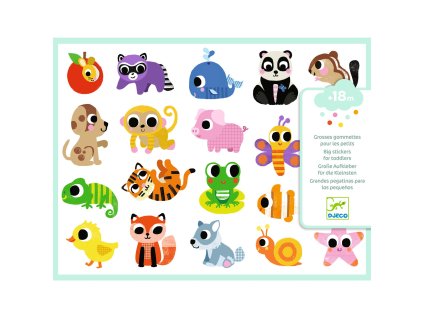 dj09084 samolepky pre najmensich mladatka 120 ks