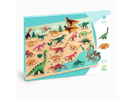 dj01832 dinosaury drevene edukacne puzzle 2
