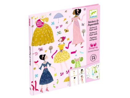 dj09690 odnimatelne samolepky a papierove babiky sezonne saty na obliekanie 2