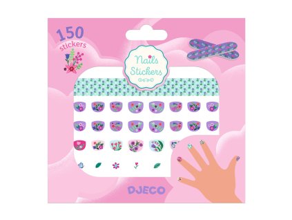 dj09241 male kvietky nalepky na nechty