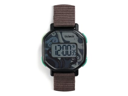 dd00454 naramkove digitalne hodinky ticlock cierna chobotnica 2