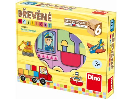 DOPRAVNÉ PROSTRIEDKY 6 Drevené kocky