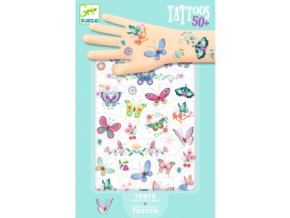 dj09249 docasne tetovacky trblietave motyle