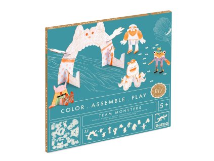 dj08006 kartonova 3d kreativna team monsters 3