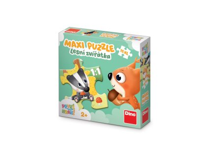 PRVÉ HRANIE: LESNÉ ZVIERATÁ 15 maxi Puzzle