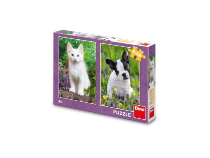 BULDOČEK A MAČIATKO 2x48 Puzzle