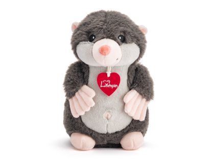 Krtko Pecin, šedý, 25cm