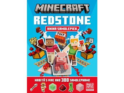 8171 minecraft redstone kniha samolepiek