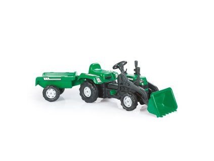Šliapací traktor Ranchero s vlečkou a nakladačom