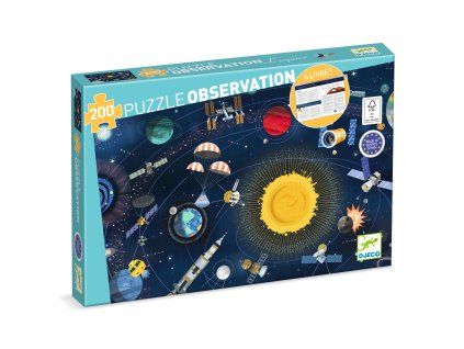 dj07413 objavovacie puzzle vesmir 200 ks 1