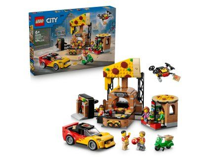 LEGO® Donáška pizze s vozidlami