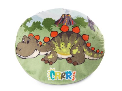 NICI vankúš obojstranný Dino Tony-Rex Fossily 32x26cm, fosforeskujúci v tme, GREEN