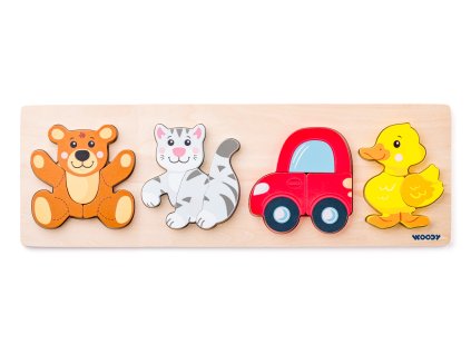 Puzzle Baby na doske, 4 motívy