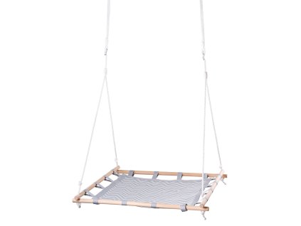 Hojdací štvorec s textíliou, 100cm
