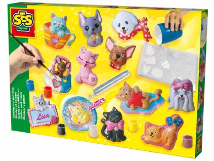 Odlievanie a maľovanie - mačky a psy