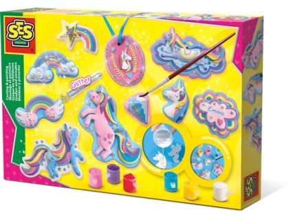 Odlievanie a maľovanie - Jednorožci