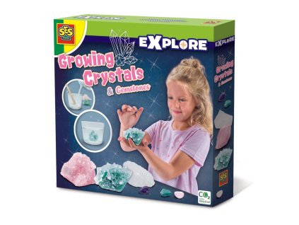 Rastúce kryštály a drahokamy