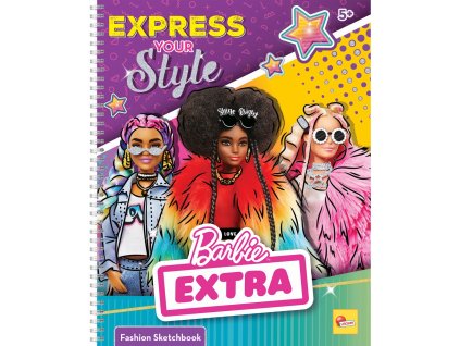 BARBIE SKETCH BOOK VYJADRU SVOJ ŠTÝL