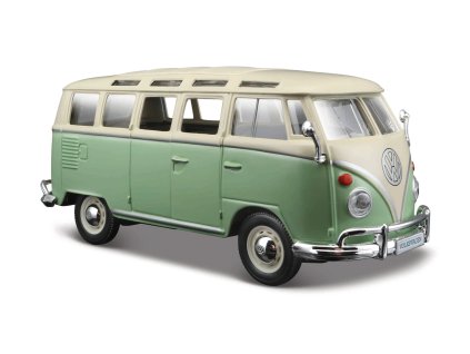 ´´Maisto - Volkswagen Van ´´´´Samba´´´´, zeleno/krémový, 1:25´´