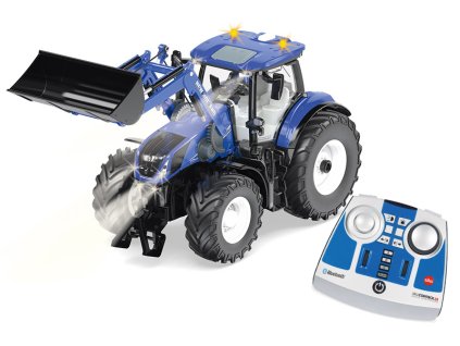 SIKU Control - Bluetooth, New Holland T7.315 s predným nakladačom a diaľk. ovládačom