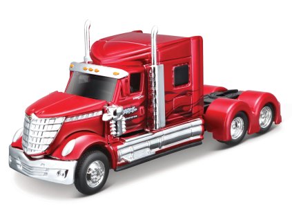 Maisto - Design Custom Rigs, International Lone Star, metal červené, 1:64