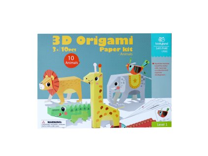 3D papierové modely Zvieratá Level 1