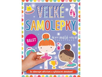 Balet - Veľké samolepky pre malé ruky
