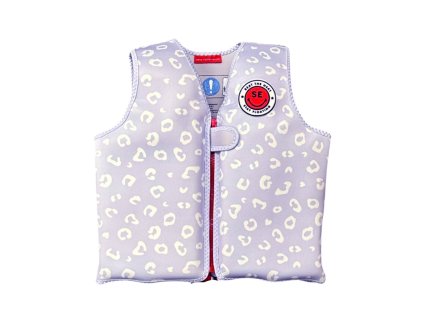Plávacia vesta pre deti Leopard Lila 3–5 rokov