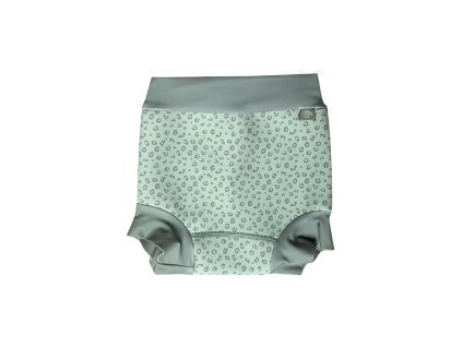 Neoprénové plavky pre bábätká Green Leopard (Vek 3-6m)