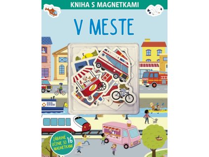 kniha s magnetkami v meste stonozka