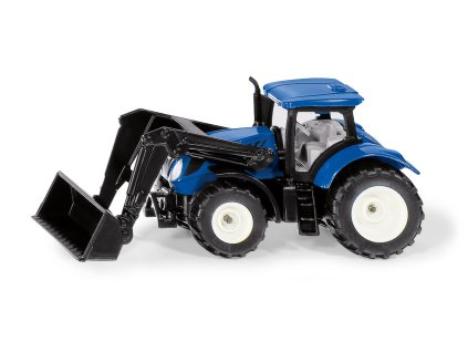 SIKU Blister - traktor New Holland s predným nakladačom