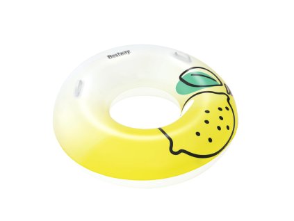 Nafukovací kruh Squeezed Lemon, priemer 114 cm