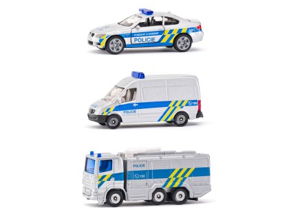 SIKU česká verzia - set policajná súprava 3 áut