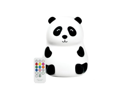 52 0086 detska dotykova lampa s dialkovym ovladanim panda 1