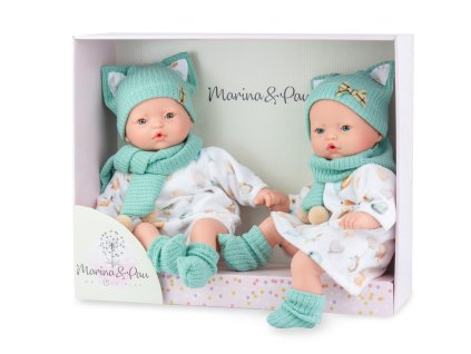 Bábiky dvojičky Pitus Mellizos Marina & Pau 579