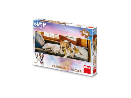 GUMP SME DVOJKA NA GAUČI 150 panoramic Puzzle