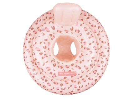 Nafukovacie koleso pre bábätká Old pink Leopard