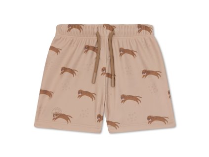 Plavky Boxerky s UPF 50+ Brown Leopard