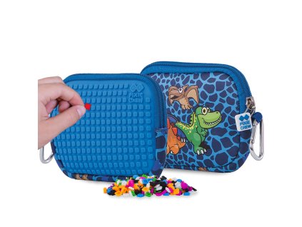 PIXIE CREW univerzálne puzdro DINO MODRÉ