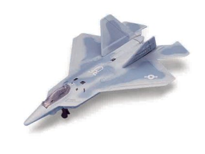Maisto - Fresh Metal Tailwinds - lietadlá, F-22 Raptor, svetlo modré, blister
