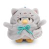 NICI plyš MyMochi Tučniak Waddle 8cm v kostýme mačičky a kačičkou, set darčekové balenie 8,5x6,5x10c