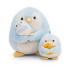 NICI plyš MyMochi Tučniak Waddle 8cm v kostýme mačičky a kačičkou, set darčekové balenie 8,5x6,5x10c