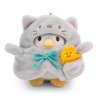 NICI plyš MyMochi Tučniak Waddle 8cm v kostýme mačičky a kačičkou, set darčekové balenie 8,5x6,5x10c